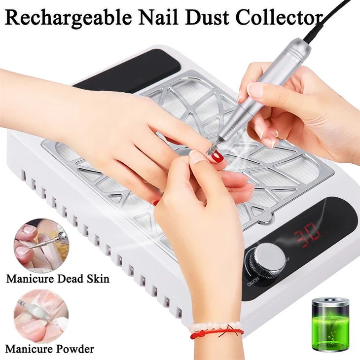 Rechargeable Nail Dust Collector